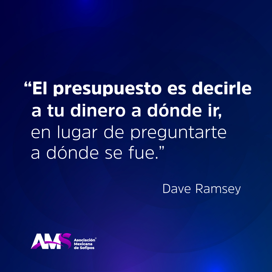 “El presupuesto es decirle a tu dinero a dónde ir, en lugar de preguntarte a dónde se fue.”

✨ Dave Ramsey.

#AMS #Amsofipo #Frasemotivacional #DaveRamsey
