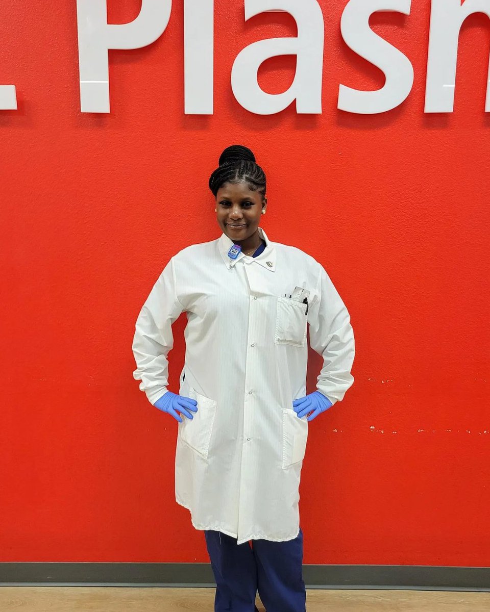 CSLPlasma's tweet image. Meet Asiah, one of our #AMAZING employees from our Decatur, Georgia Center 104! Our kind and welcoming staff are eager to meet you when you choose to #DonatePlasma at #CSLPlasma !