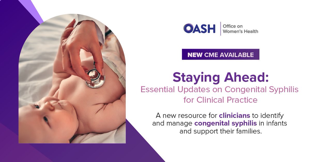 womenshealth.gov (@womenshealth) on Twitter photo Health care providers: Want to learn how to better support infants and families? Enhance your understanding of #CongenitalSyphilis with this new <a href="/MedscapeCME/">Medscape Education</a> CME/CE activity. Take the quiz now and earn credit. ms.spr.ly/6018SxRGo Health care providers: Want to learn how to better support infants and families? Enhance your understanding of #CongenitalSyphilis with this new <a href="/MedscapeCME/">Medscape Education</a> CME/CE activity. Take the quiz now and earn credit. ms.spr.ly/6018SxRGo