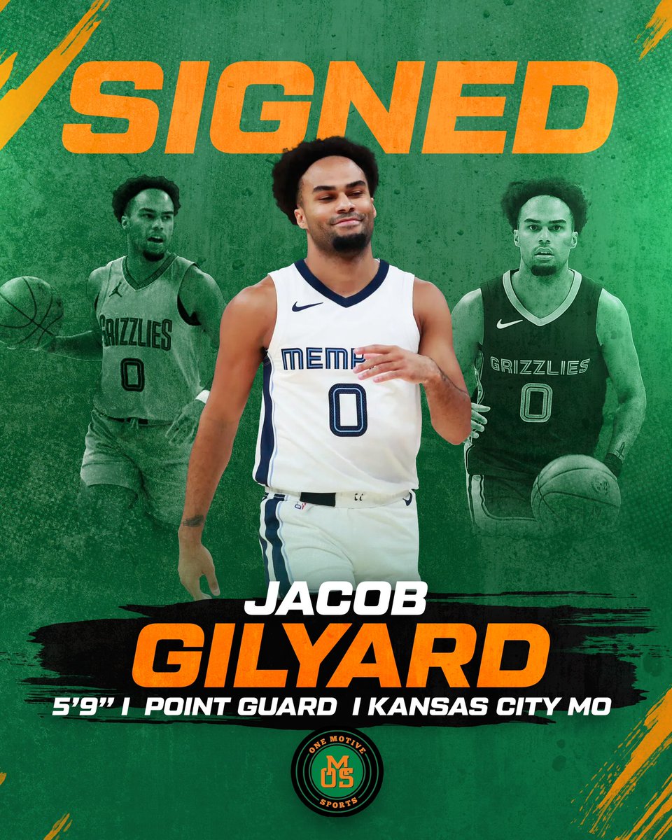‼️OMS CLIENT CONTRACT SIGNING‼️ We are absolutely thrilled to announce the newest member of the OMS Family, Jacob Gilyard <a href="/G1LYARD/">Jacob Gilyard</a>! 

The 5’9” PG from Kansas City, MO. has played 42 NBA games, 2 years in the G League and most recently in BBL Germany.

We got a lot better today.📈