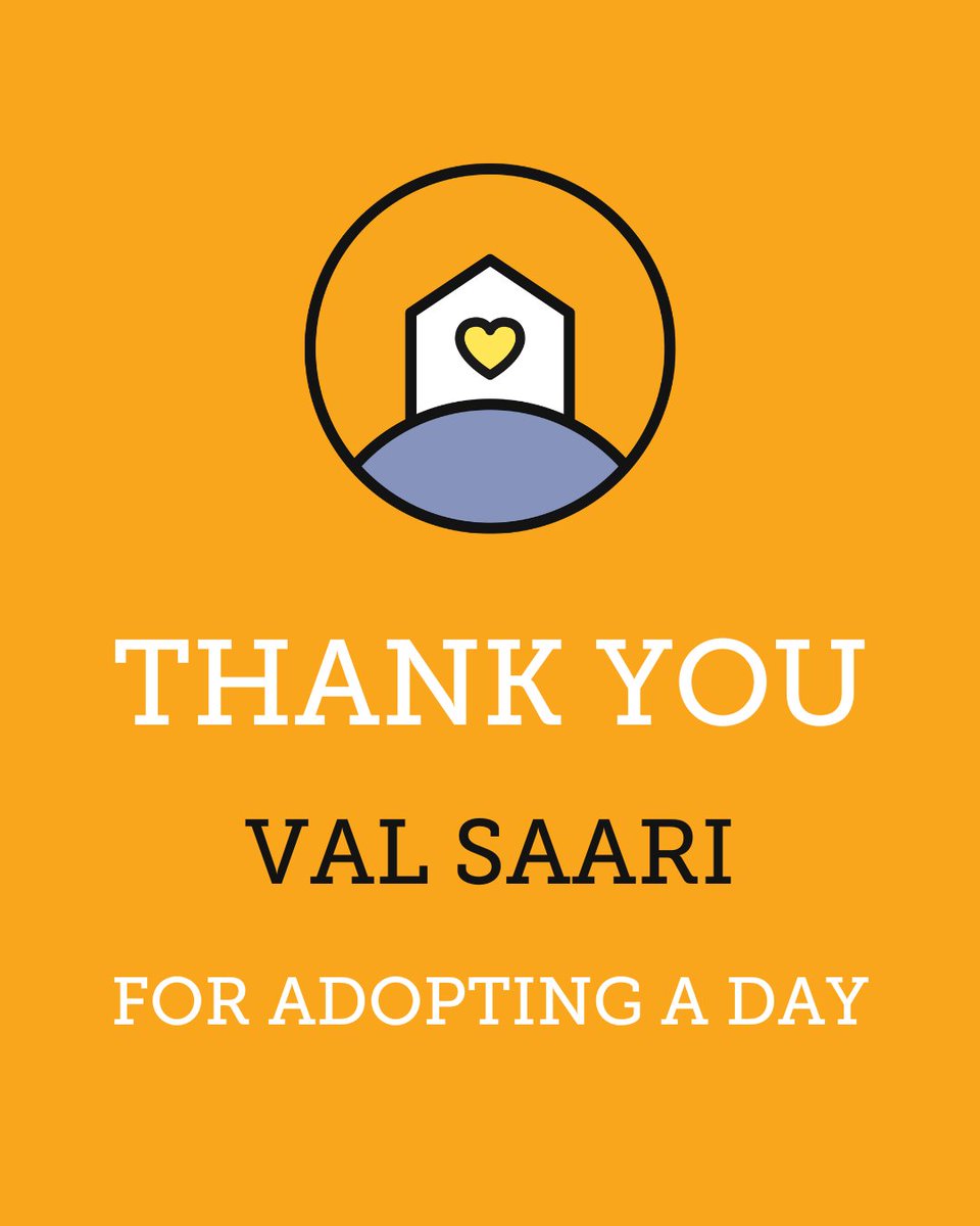 Thank you to Val Saari for supporting The Mark Preece Family House by Adopting A Day.

Val's message was "Thank you to Laura RN on 5 South"

You can Adopt A Day and share your message by visiting markpreecehouse.ca/adoptaday

#MarkPreeceFamilyHouse #MPFH #AdoptADay #HamOnt