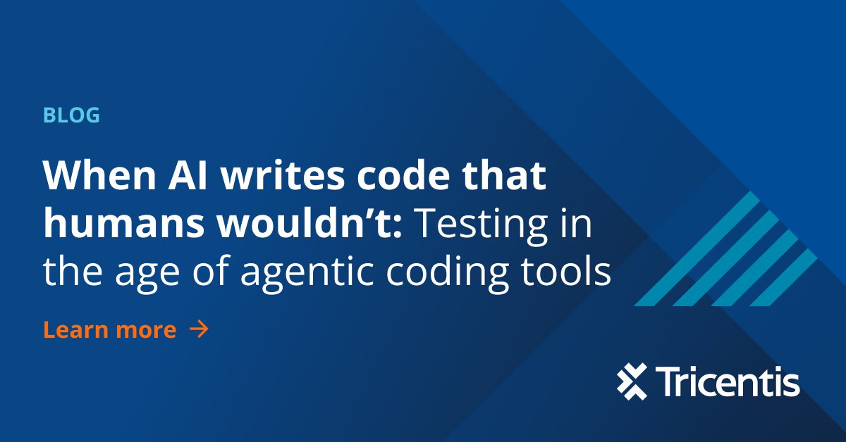 Tricentis's tweet image. #AgenticAI tools 🤖 are offloading routine tasks but they are also introducing non-human #coding behaviors.
🔍 Learn how #codecoverage tools is the solution: bit.ly/4jYNJYs
Catch #AI logic bugs & errors 👾 that traditional testing might miss!