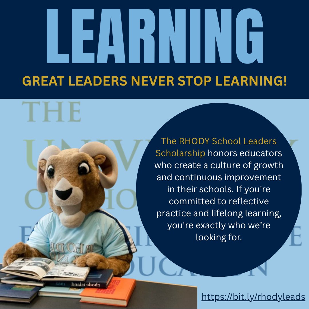 Earn up to $3,000 in scholarship support.

Apply by July 15
Learn more here - bit.ly/rhodyleads