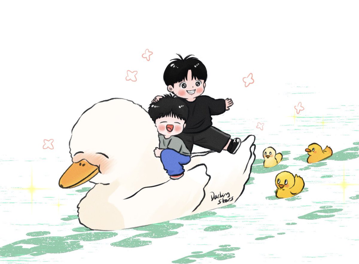 엄… 오리 데이트 🐥🐤🐰