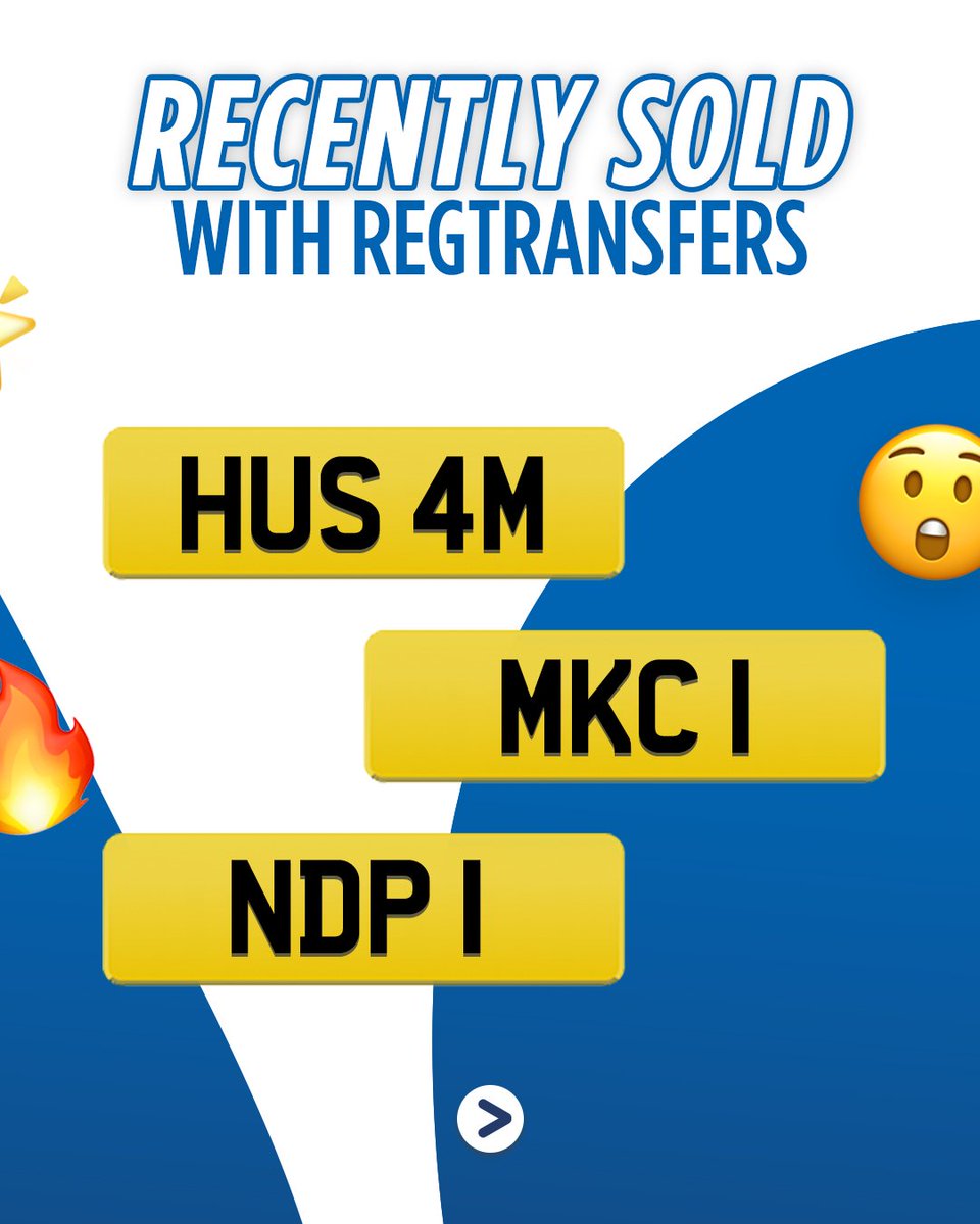 Regtransfers's tweet image. 💥 JUST SOLD!
Another round of hot private plates has been snapped up in no time!

These beauties didn’t last—and the next batch won’t either. 👀
💡 New plates added daily at regtransfers.co.uk

#NumberPlates #PrivatePlates #PlateGoals #PersonalisedPlates