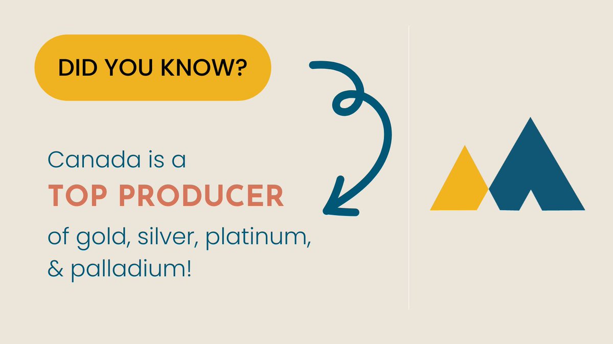 💡 DYK? Precious Metals Do More Than Shine! ✨⛏️

Canada is a top producer of gold, silver, platinum, and palladium—essential beyond jewelry! 💎💰

⚡ Gold &amp; Silver – Power electronics, solar panels &amp; medical tech 🌍🔋
🚗 Platinum &amp; Palladium – Keep cars clean with catalytic