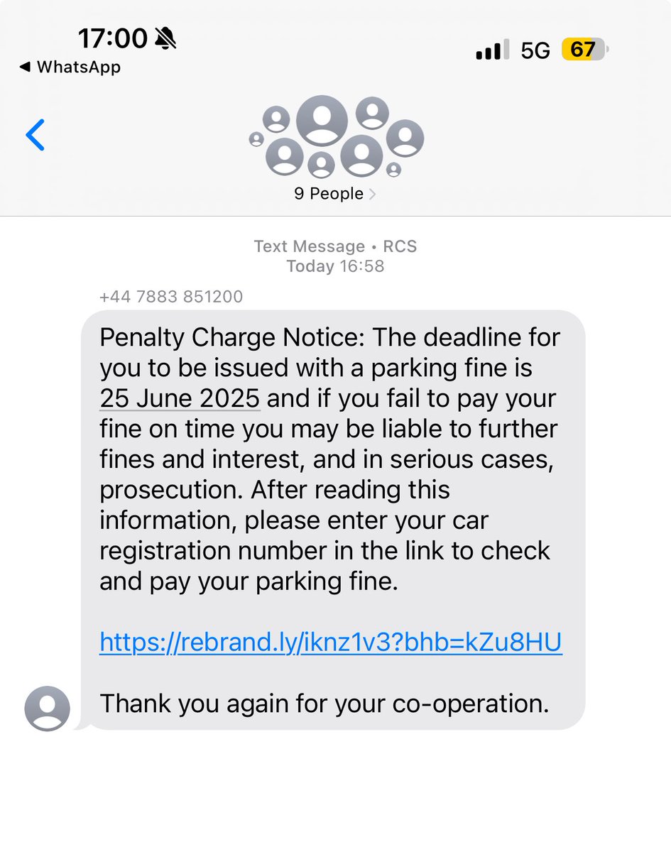 Well, this a new one….!