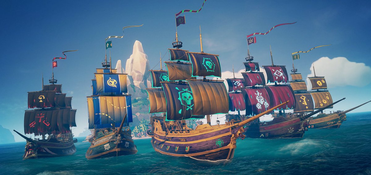 Showing off our sailing skills tonight in <a href="/SeaOfThieves/">Sea of Thieves</a> as Centurian and Pete loose the sails and haul the anchor for a pirating adventure on those fearsome waves.

Join us on the high seas from 20:00BST on Twitch.

#SeaOfThieves

twitch.tv/royalnavyespor…