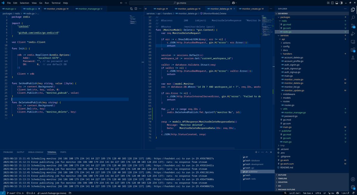 larshmp's tweet photo. 15+ years of JavaScript/TypeScript experience, thought I knew all the languages I'd ever need...

Then I tried Go out of boredom.

RIP my productivity 📉
Hello new obsession 📈

#golang #javascript #webdev #programming #newlove https://t.co/AEfTJbTtKM