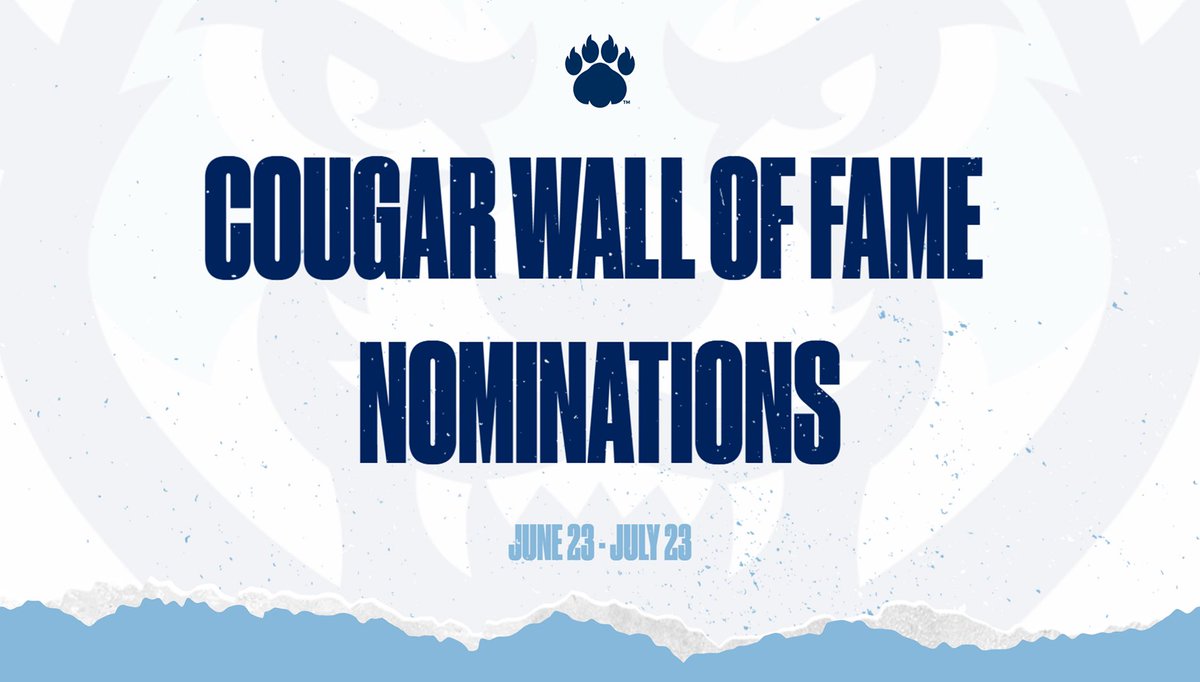 MVNU_Cougars's tweet image. Nominations are now open for the MVNU Athletics Cougar Wall of Fame through July 23rd!
If you have someone you would like to nominate for the 2025-26 Cougar Wall of Fame induction class, follow the link in the article: mvnucougars.com/general/2024-2…