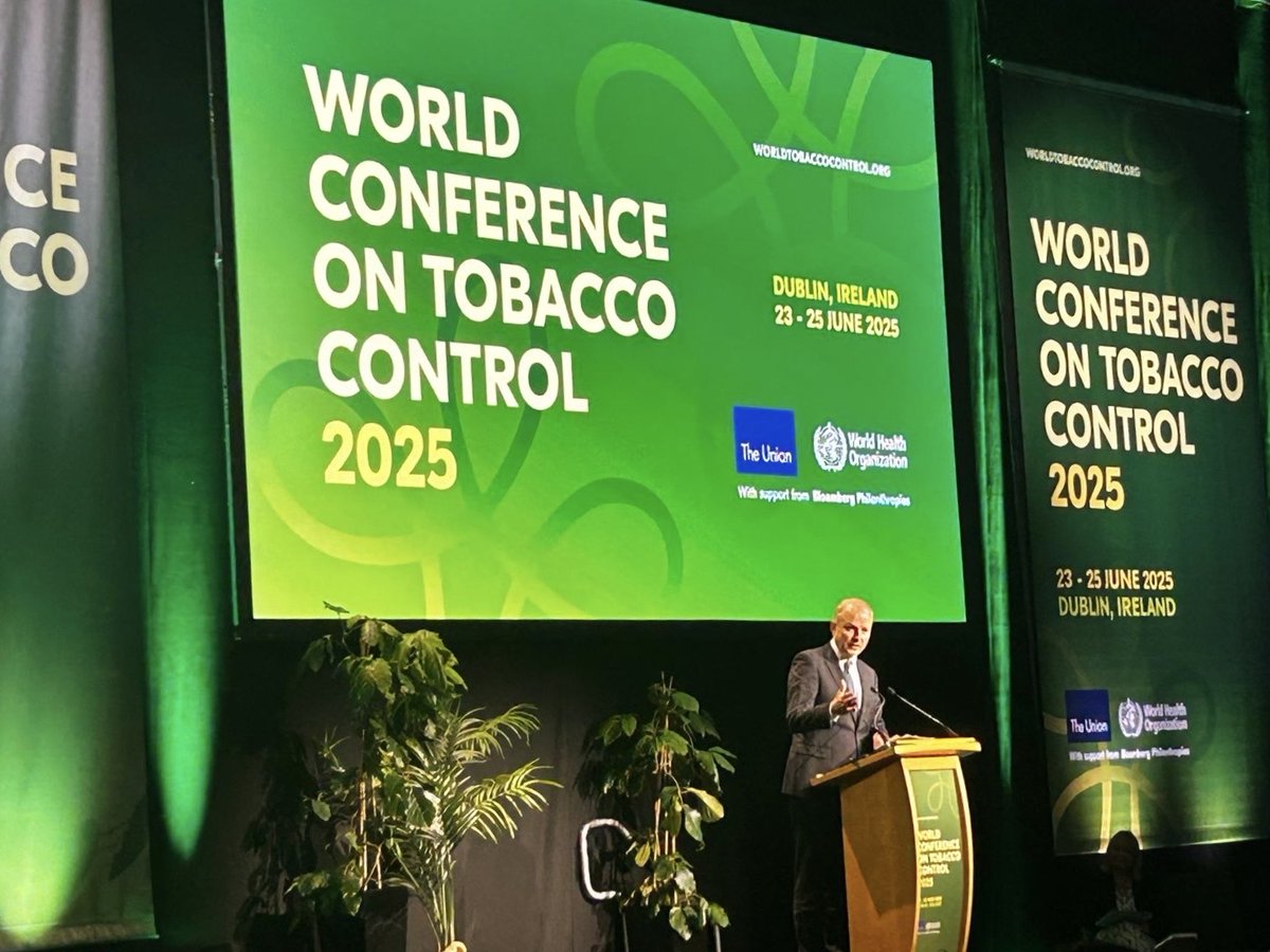 World Conference on Tobacco Control (@wctc_official) on Twitter photo Taoiseach of Ireland <a href="/MichealMartinTD/">Micheál Martin</a> reflects on Irelands tobacco control journey at #WCTC2025
“Taxation matter - wasn’t just a workplace but a comprehensive policy that was designed to inhibit young people taking up tobacco.” Taoiseach of Ireland <a href="/MichealMartinTD/">Micheál Martin</a> reflects on Irelands tobacco control journey at #WCTC2025
“Taxation matter - wasn’t just a workplace but a comprehensive policy that was designed to inhibit young people taking up tobacco.”