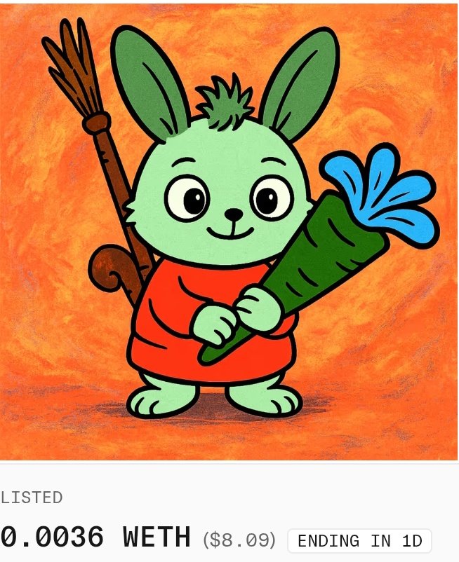 Abdulghafoorul1's tweet image. 🐇100% Handmade✍️
Brave Bunny #1/2🐰 #Opensea
Edition 1/1
#PolygonChain
price: 0.0036 #WETH

💫GRAB MY BRAVE BUNNY🐰COLLECTION👇
➡️Link 🔗 
On👇🐇
opensea.io/collection/bra…
🐇Don't miss 🐇🐇🐇
#OpenseaNFTs #nftcreator #nftarti̇st #nftcollectors #crypto #support #Sold #Bravebunny