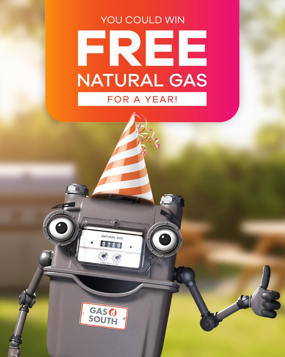 Every time you enter one of our giveaways this month, you’re automatically entered for a chance to win free natural gas for an entire year!

Hurry — you have just 24 hours to enter this week’s giveaway!

Don’t miss out on your chance to win big!