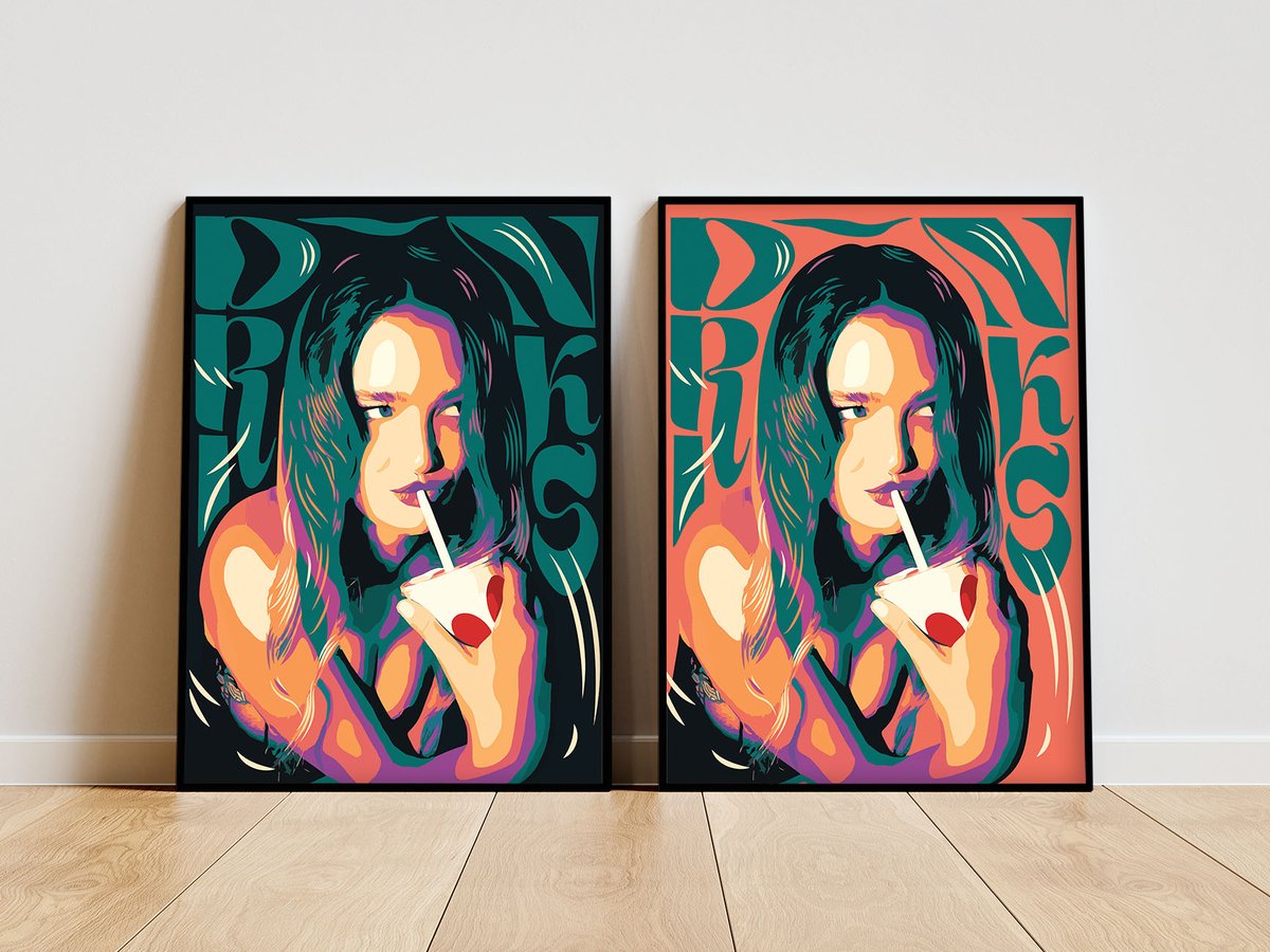 ElpidaMpt's tweet photo. Funny pop art retro illustration of a woman sipping her drink!🥤✨ #popartillustration #retroposter #womanportrait #digitalmodernart #Etsy #funny #wallart 

Digital download available on @Etsy : https://t.co/Ra7XmsiaJL https://t.co/goyBiBUwRg