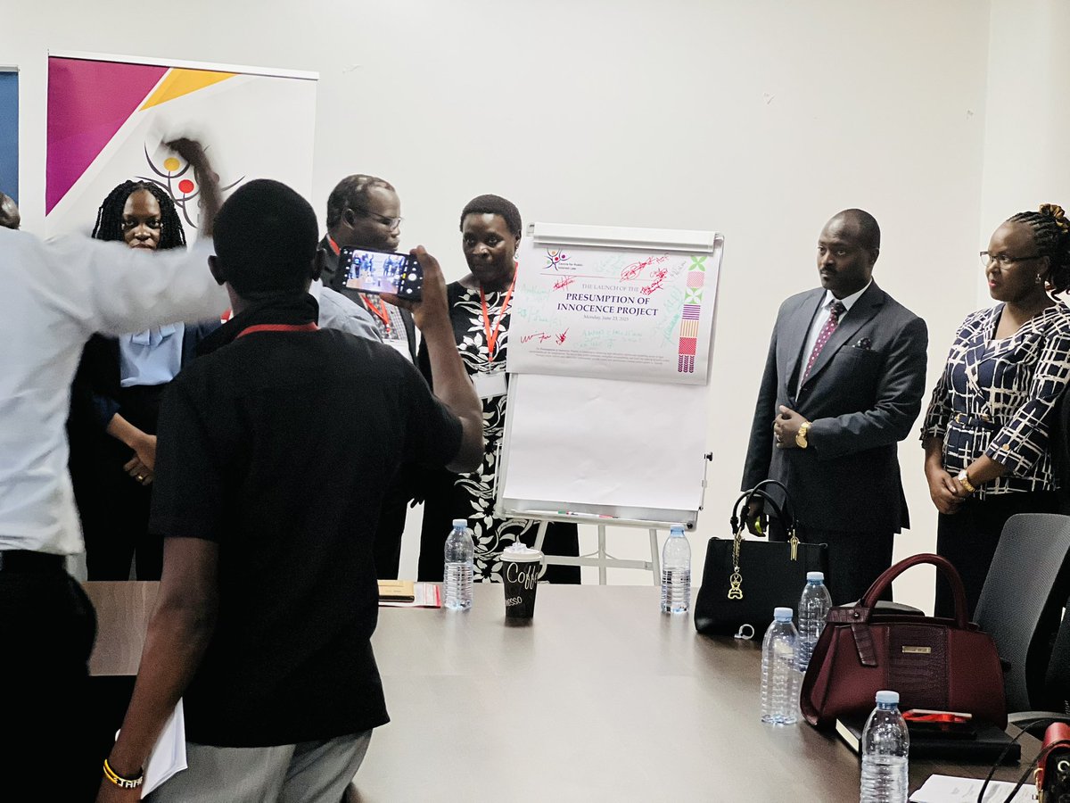 Today, we joined <a href="/Cepil_Africa/">Centre for Public Interest Law</a> to launch the Presumption of Innocence Project &amp; signed an MOU to provide pro-bono legal services to 300+ inmates. A critical step toward justice for those locked in prison without representation! #PresumptionOfInnocence #JusticeForAll