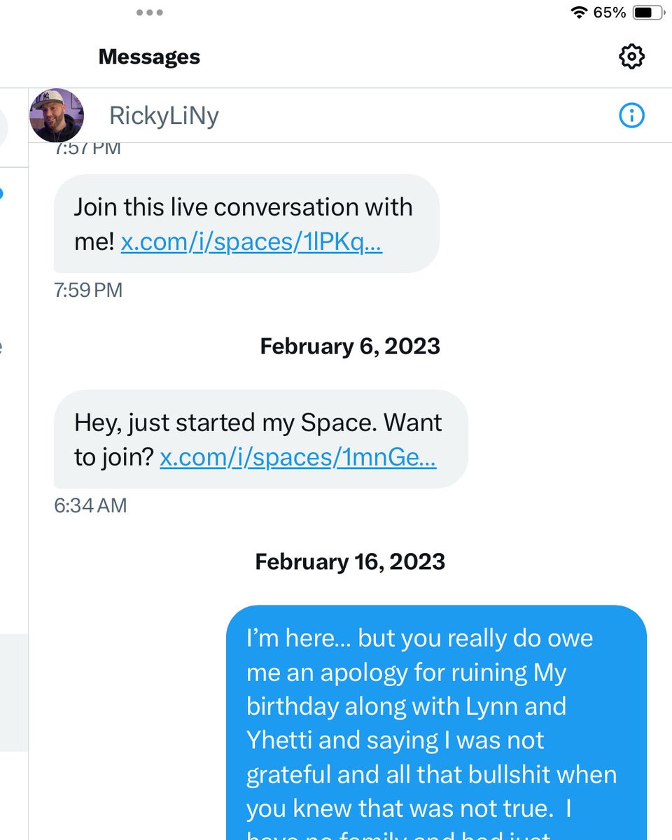 My voice is right here. 🔥 And since the subject of ‘the bird’ came up. Look at the dates. Ricky was always my friend until then. He made his wishlist AFTER seeing mine and hearing Nina, Donlod, Gio and others go through mine and mocked every item… and they mocked Me. 🔥