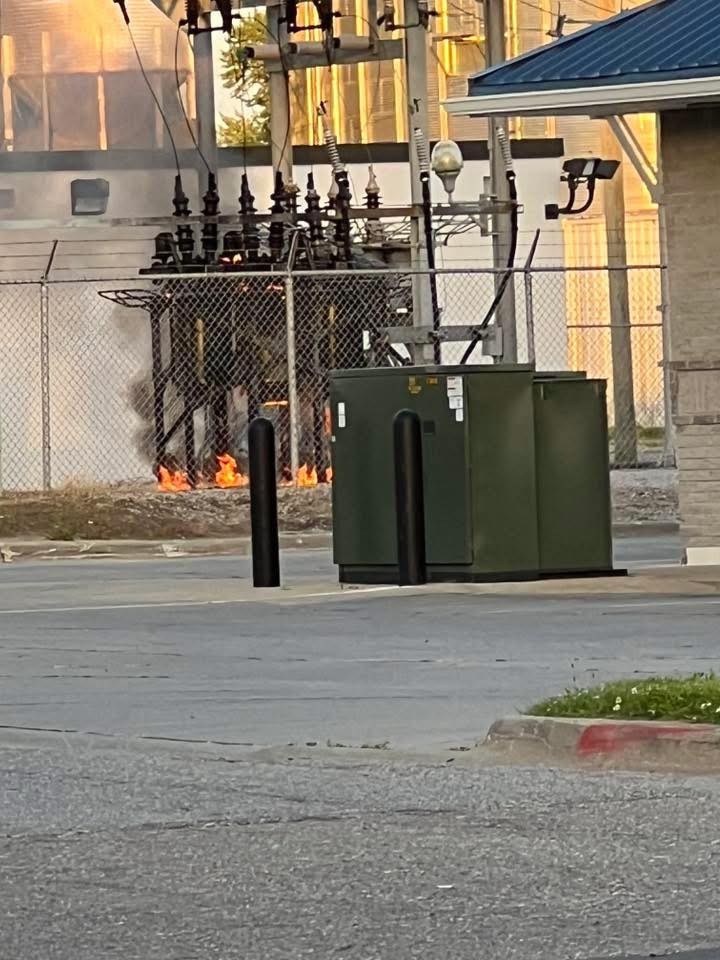 Several substations in Michigan are catching fire due to extreme heat, causing power outages.