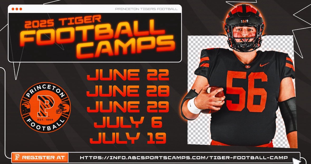 William Hellinger (@whellinger74) on Twitter photo Excited to head up north for three more amazing camps this summer. Ready to compete, learn, and grow!
<a href="/HarvardFootball/">Harvard Football</a> 6/25
<a href="/yalefootball/">Yale Football</a> 6/27
<a href="/PrincetonFTBL/">Princeton Football</a> 6/29
<a href="/Coach_Veltri/">Kevin Veltri</a>
<a href="/TXPrivateFBGuy/">Texas Private School Football</a>
<a href="/stjohnsmavs/">SJS Athletics</a>
#gomavs Excited to head up north for three more amazing camps this summer. Ready to compete, learn, and grow!
<a href="/HarvardFootball/">Harvard Football</a> 6/25
<a href="/yalefootball/">Yale Football</a> 6/27
<a href="/PrincetonFTBL/">Princeton Football</a> 6/29
<a href="/Coach_Veltri/">Kevin Veltri</a>
<a href="/TXPrivateFBGuy/">Texas Private School Football</a>
<a href="/stjohnsmavs/">SJS Athletics</a>
#gomavs