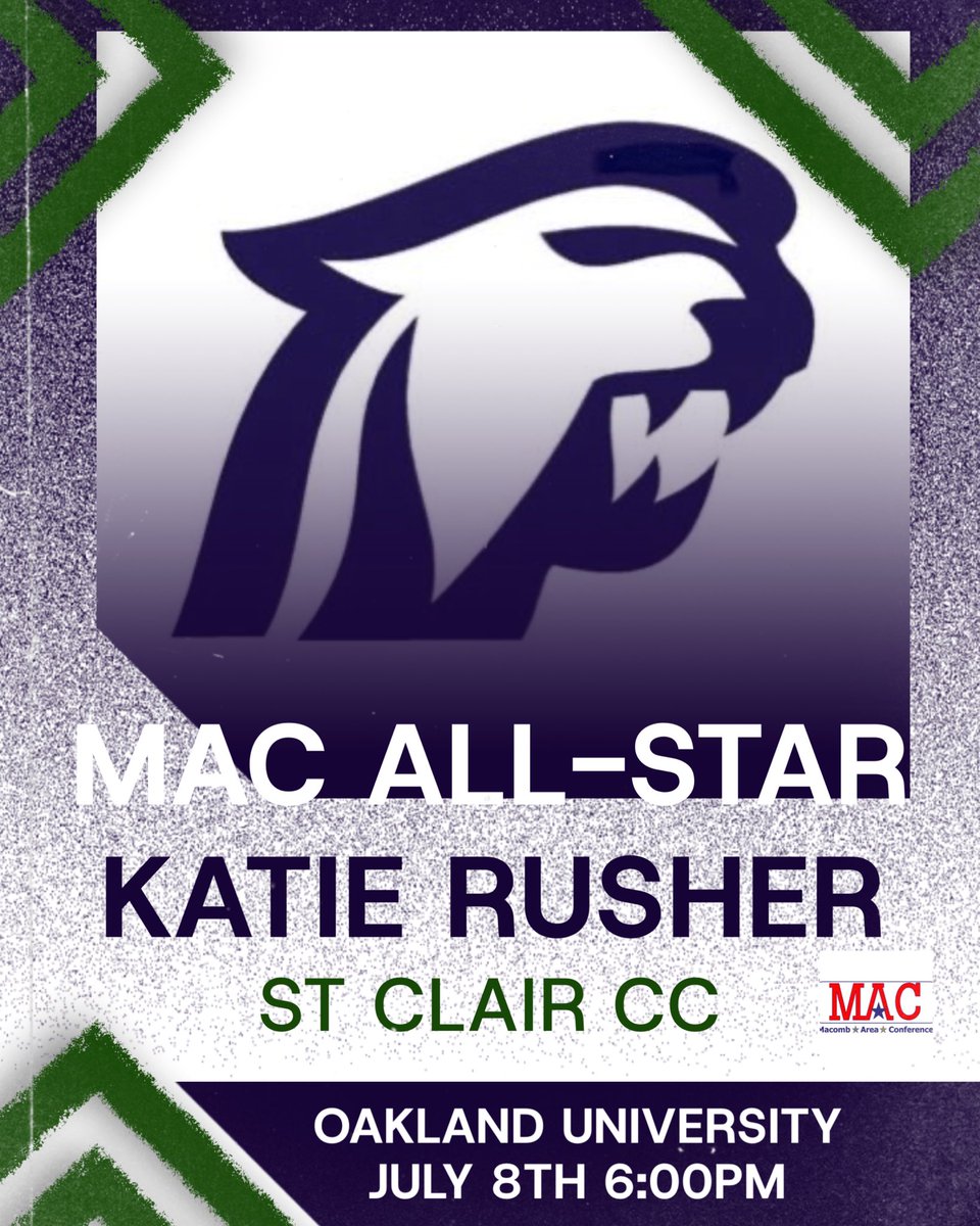 MACvsOAAallstar (@mac_oaa_asg) on Twitter photo The MAC will have <a href="/krusher36/">Katie Rusher : Commited 2025 #36</a>, C and corner infielder out of <a href="/DakotaVsoftball/">Dakota Varsity Softball</a> on July 8th. The All-Star game will be held at 6PM at Oakland University. Katie is committed to <a href="/SoftballSc4/">SC4 Softball</a> good luck and Go MAC The MAC will have <a href="/krusher36/">Katie Rusher : Commited 2025 #36</a>, C and corner infielder out of <a href="/DakotaVsoftball/">Dakota Varsity Softball</a> on July 8th. The All-Star game will be held at 6PM at Oakland University. Katie is committed to <a href="/SoftballSc4/">SC4 Softball</a> good luck and Go MAC