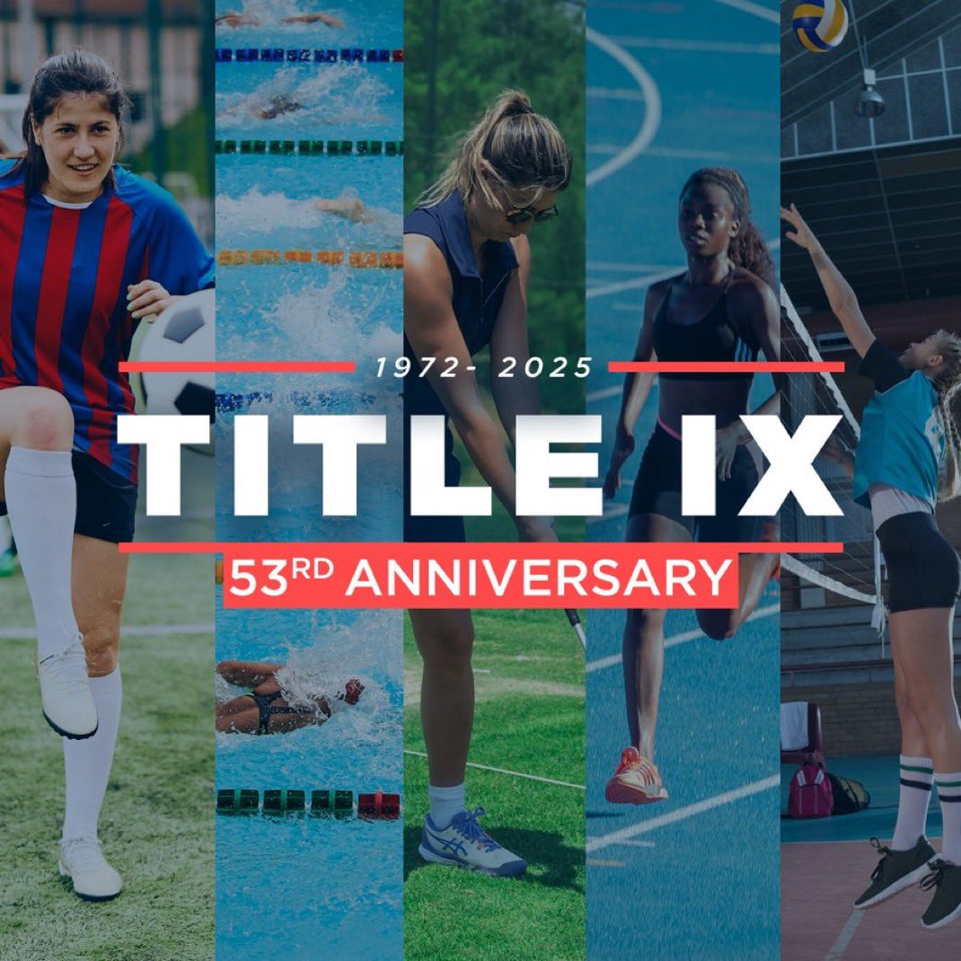 Secretary Linda McMahon (@edsecmcmahon) on Twitter photo Title IX was passed 53 years ago to ensure equal opportunity for women and girls in sports and education.
Today, <a href="/usedgov/">U.S. Department of Education</a> is proud to celebrate and defend its true purpose. Title IX was passed 53 years ago to ensure equal opportunity for women and girls in sports and education.
Today, <a href="/usedgov/">U.S. Department of Education</a> is proud to celebrate and defend its true purpose.