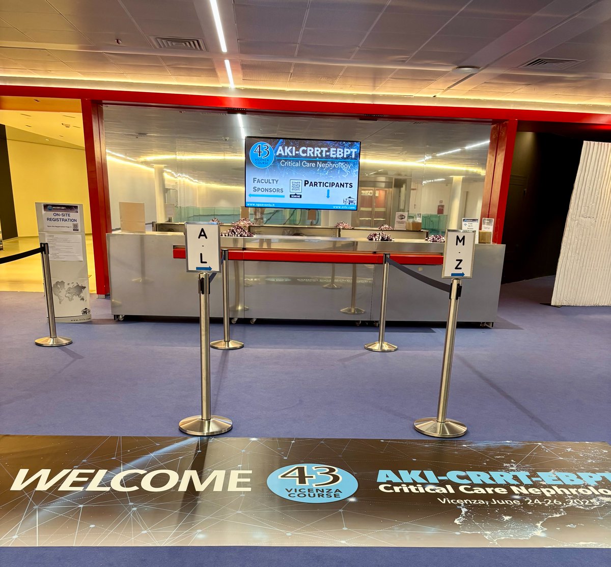 Everything is in place 😊​ now we’re just looking forward to welcoming you ☀ See you very soon!
#43vicenzacourse