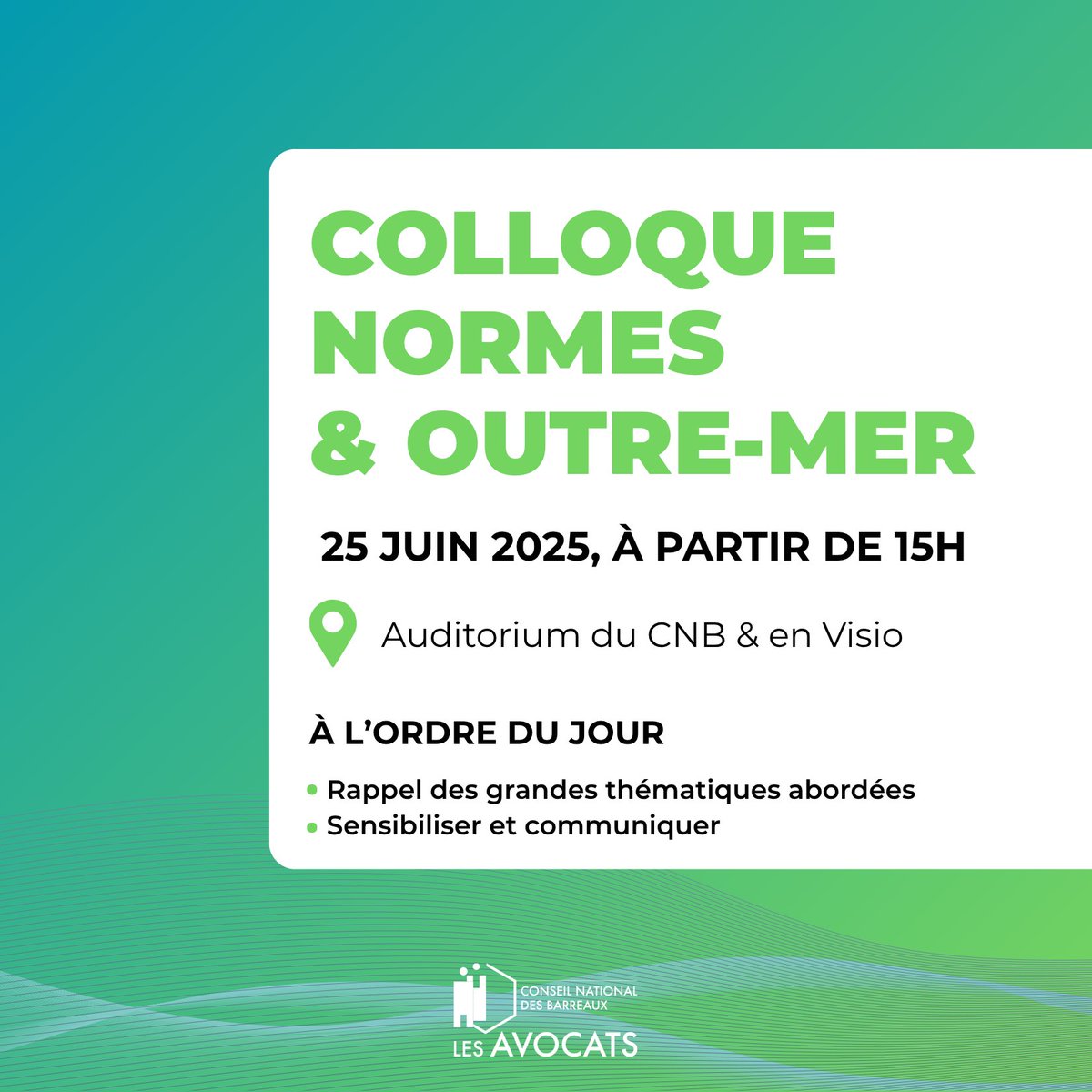 Conseil national des barreaux - les avocats tweet media