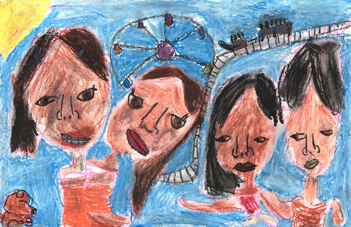 Summer’s here! ☀️ We are celebrating with Coney Island drawing by first grader Roselyn L.

Roselyn’s artwork is part of our Littlest Learners exhibition at The Studio Gallery, showcasing imaginative pieces by Studio’s youngest artists.

Learn more: loom.ly/ldsxZNs.
