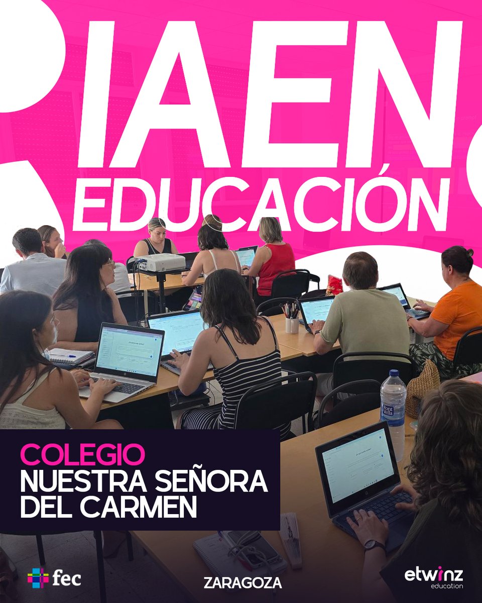 eTwinzEDU's tweet image. Hoy estuvimos en el Colegio Nuestra Señora del Carmen impartiendo formación en IA aplicada a la educación con Microsoft Copilot. 💡
¡Primer paso de un recorrido que llegará a más de 20 centros en 2025!