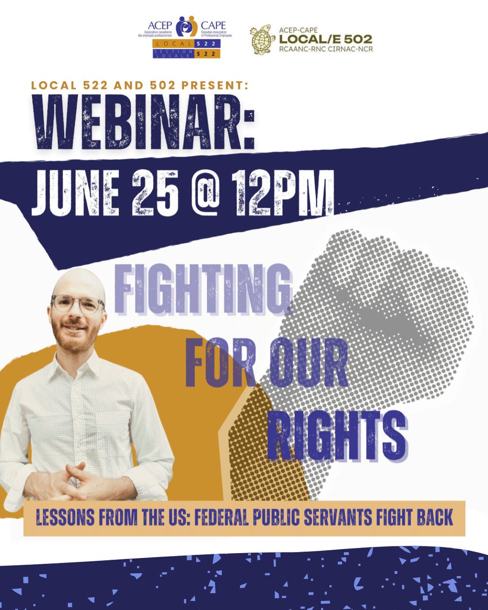 CAPE - ACEP (@cape_acep) on Twitter photo Passing along an invite from locals 522 & 502: Join Eric Blanc, prof of labour studies at Rutgers University and strategic advisor to <a href="/FedWorkersUtd/">FedWorkersUnited</a>, as he discusses with CAPE members how public servants can mobilize to fight back against service cuts: docs.google.com/forms/d/e/1FAI… Passing along an invite from locals 522 & 502: Join Eric Blanc, prof of labour studies at Rutgers University and strategic advisor to <a href="/FedWorkersUtd/">FedWorkersUnited</a>, as he discusses with CAPE members how public servants can mobilize to fight back against service cuts: docs.google.com/forms/d/e/1FAI…