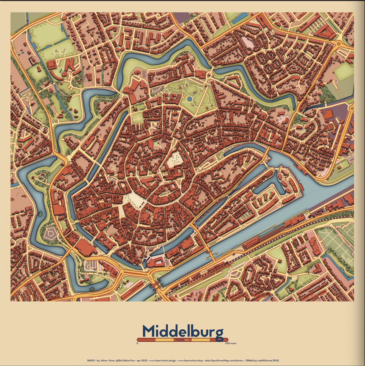 Dus. 

Wat vinden jullie van mijn kaart van Middelburg?