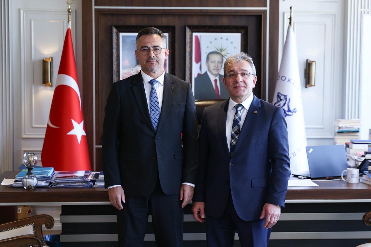 🤝 Rektörümüz Prof. Dr. Bayram Yılmaz, Bursa Teknik Üniversitesi Rektörü Prof. Dr. Naci Çağlar’ı makamında ağırladı. 

🫴 Görüşmede, iki üniversite arasında akademik ve bilimsel çalışmalar konusunda fikir alışverişinde bulunuldu. 

#DokuzEylülÜniversitesi