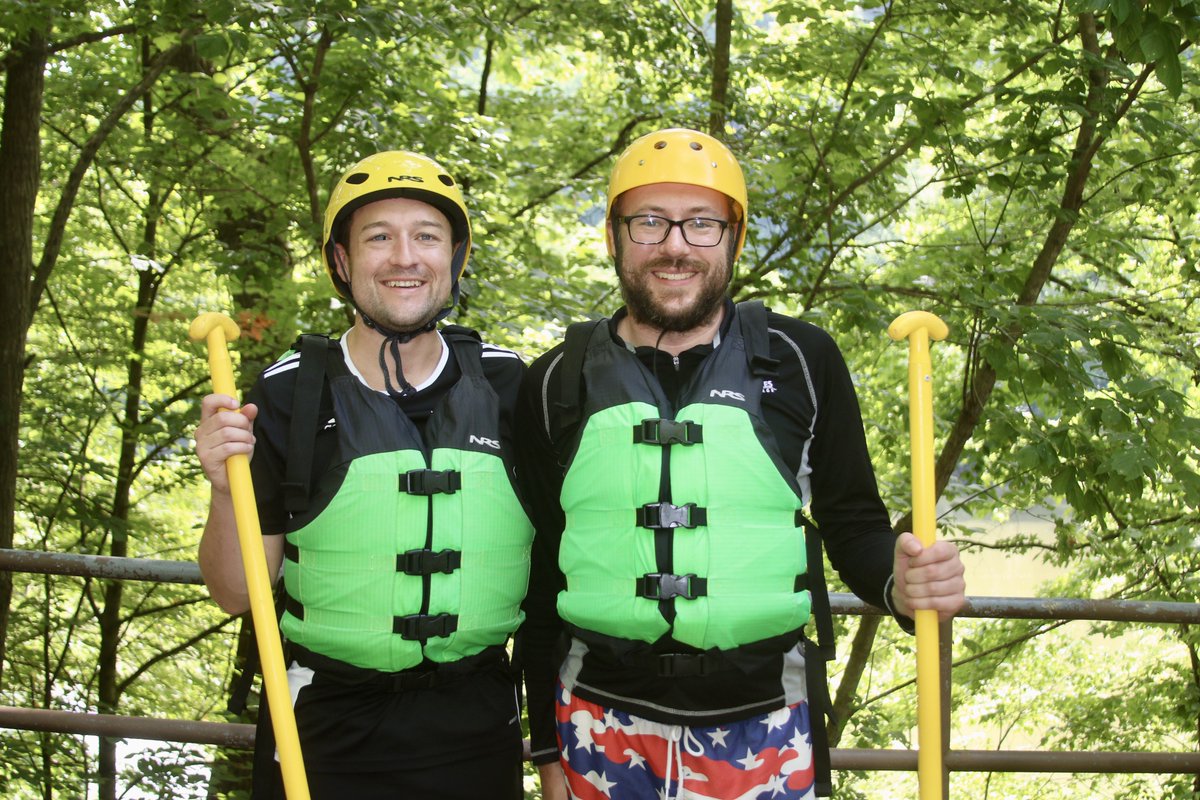 PeterSaccoDC's tweet image. A great weekend exploring @NewRiverNPS. Traversing a catwalk 851 feet above the New River, hiking to the Endless Wall, and whitewater rafting through Class 3, 4, and 5 rapids. 🥾