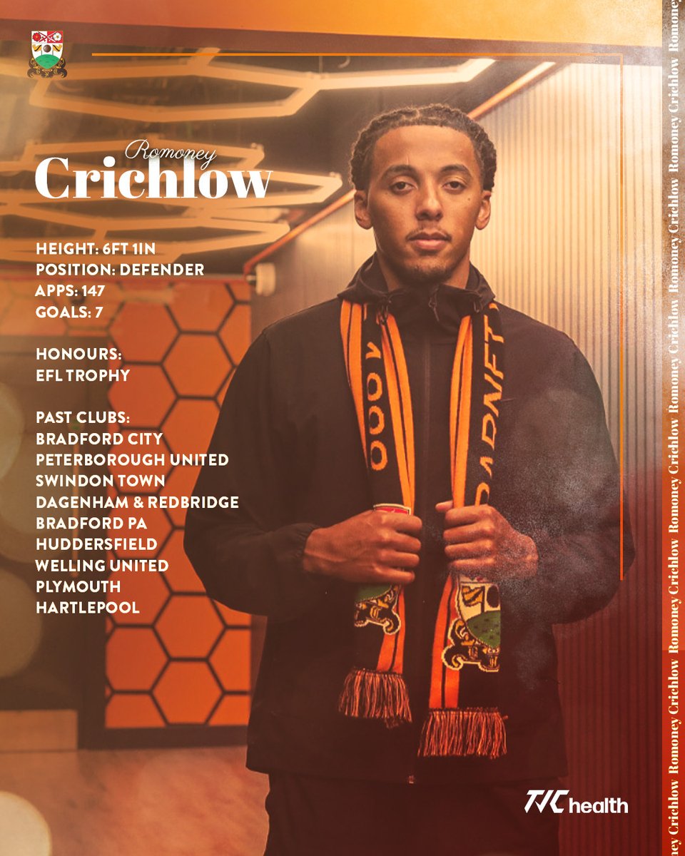 Barnet FC are thrilled to announce the signing of defender Romoney Crichlow💪🔥

#BarnetFC