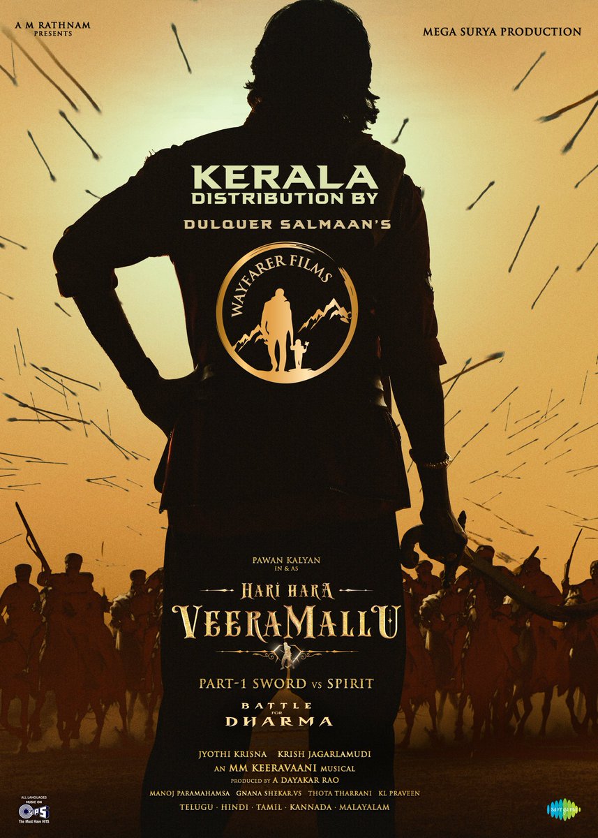 Wayfarer Films (@dqswayfarerfilm) on Twitter photo The Battle for Dharma intensifies ⚔️🔥
We at <a href="/DQsWayfarerFilm/">Wayfarer Films</a> are thrilled to bring the epic saga #HariHaraVeeraMallu across the state 💥💥
#HHVMonJuly24th #HHVM
Powerstar <a href="/PawanKalyan/">Pawan Kalyan</a> <a href="/AMRathnamOfl/">AM Rathnam</a> <a href="/thedeol/">Bobby Deol</a> #SatyaRaj <a href="/AgerwalNidhhi/">Nidhhi Agerwal 🌟 Panchami</a> <a href="/amjothikrishna/">jyothi krisna</a> <a href="/mmkeeravaani/">mmkeeravaani</a> <a href="/ADayakarRao2/">A Dayakar Rao</a> The Battle for Dharma intensifies ⚔️🔥
We at <a href="/DQsWayfarerFilm/">Wayfarer Films</a> are thrilled to bring the epic saga #HariHaraVeeraMallu across the state 💥💥
#HHVMonJuly24th #HHVM
Powerstar <a href="/PawanKalyan/">Pawan Kalyan</a> <a href="/AMRathnamOfl/">AM Rathnam</a> <a href="/thedeol/">Bobby Deol</a> #SatyaRaj <a href="/AgerwalNidhhi/">Nidhhi Agerwal 🌟 Panchami</a> <a href="/amjothikrishna/">jyothi krisna</a> <a href="/mmkeeravaani/">mmkeeravaani</a> <a href="/ADayakarRao2/">A Dayakar Rao</a>