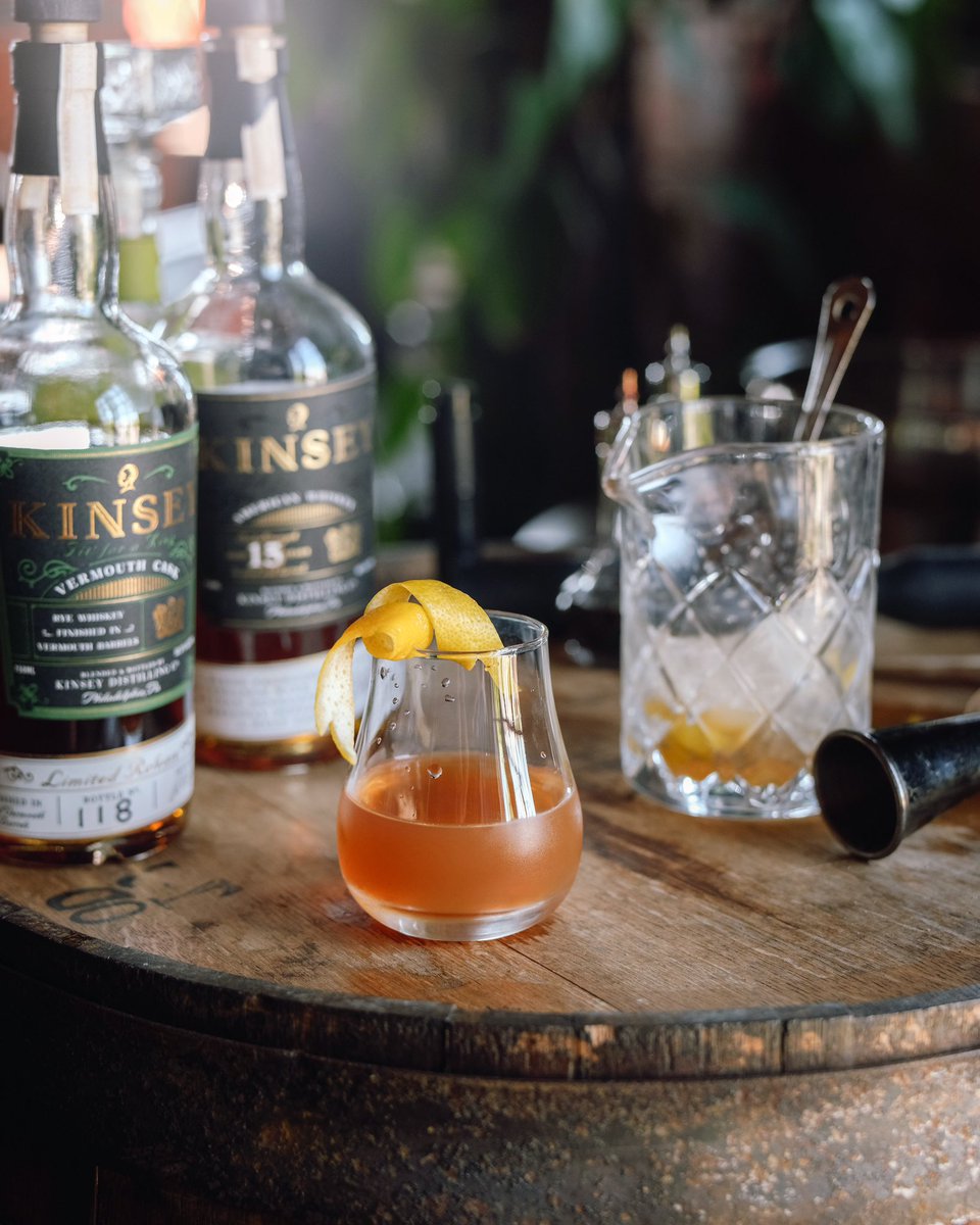 Kinsey is King in the Royale Sazerac. Happy #SazeracCocktailDay to all those who celebrate. 🥃 #Kinsey
