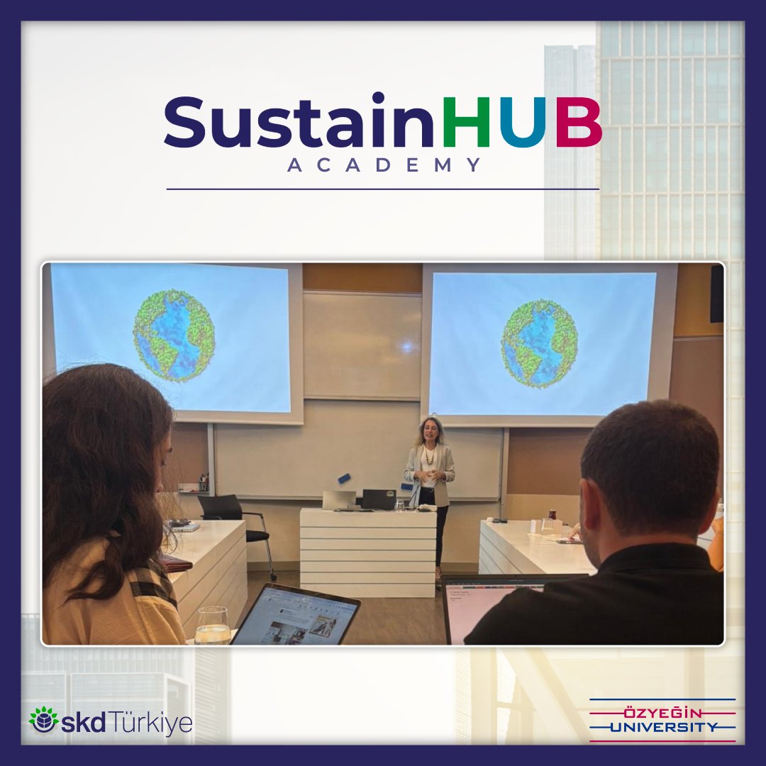 Özyeğin Üniversitesi Sürdürülebilirlik Platformu iş birliğiyle hayata geçirdiğimiz SustainHUB Academy kapsamında altıncı modül olan "Sürdürülebilirliği Deneyimlemek: İletişim, Pazarlama ve Algı Yönetimi" başlığını tamamladık. 

Modül kapsamında;
🔹 Doç. Dr. Kıvılcım Döğerlioğlu