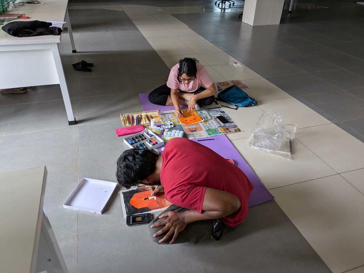 vayavya's tweet image. 🧘♀️ Stretch. Breathe. Celebrate. 🌿
Our Belagavi office celebrated International Yoga Day this weekend (21st June). With 25+ team members showing up to breathe, bend, and balance, it was a morning well spent aligning mind, body, and soul. 🌞
