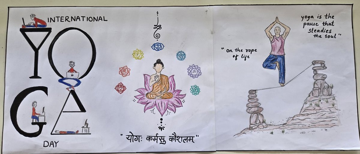 vayavya's tweet image. 🧘♀️ Stretch. Breathe. Celebrate. 🌿
Our Belagavi office celebrated International Yoga Day this weekend (21st June). With 25+ team members showing up to breathe, bend, and balance, it was a morning well spent aligning mind, body, and soul. 🌞