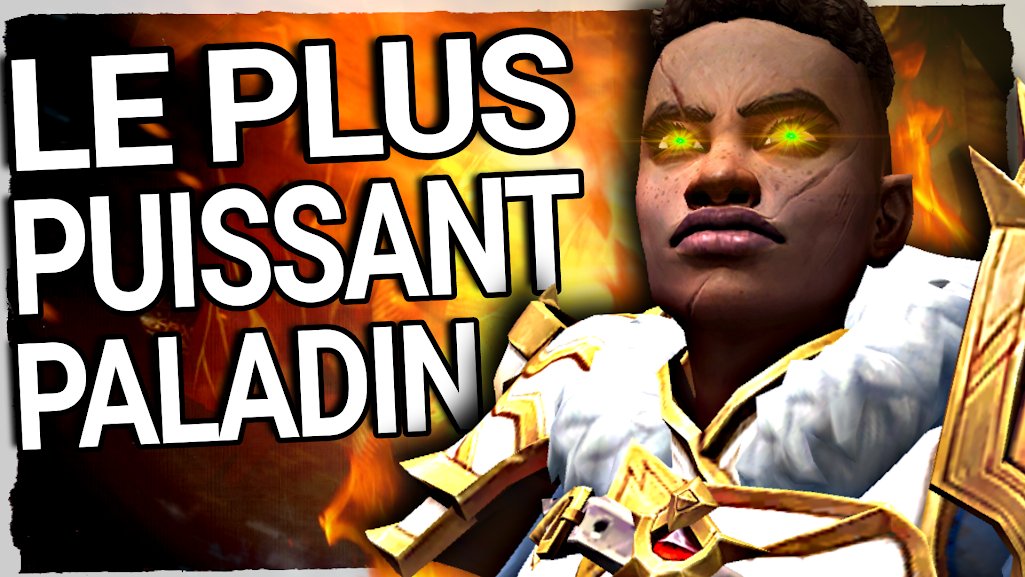 Le PALADIN le plus PUISSANT de World of Warcraft
youtu.be/z2pPSaK0VZY

On parle de l'histoire de Faerin Lothar, mais pas seulement...dans cette nouvelle vidéo !
