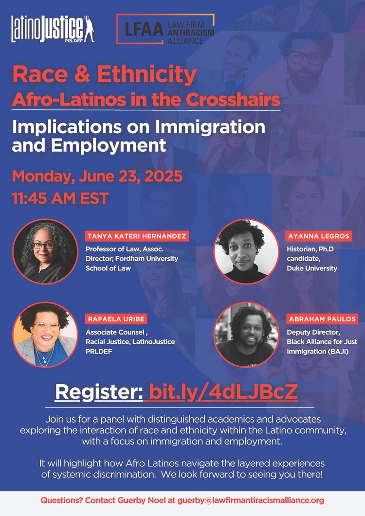 Happening Today Race and Ethnicity- #AfroLatinos in the Crosshairs  Implications on #Immigration and #Employment
