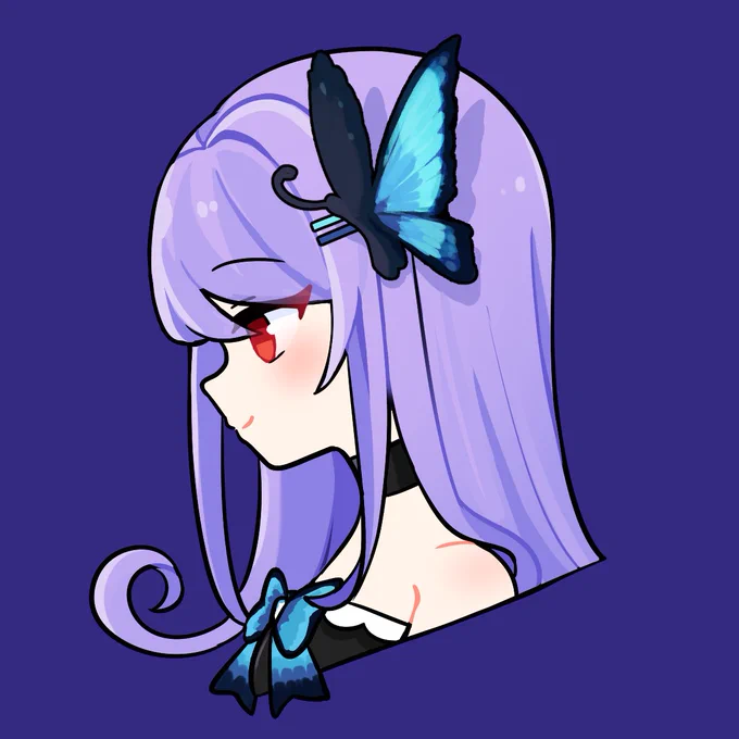 側臉