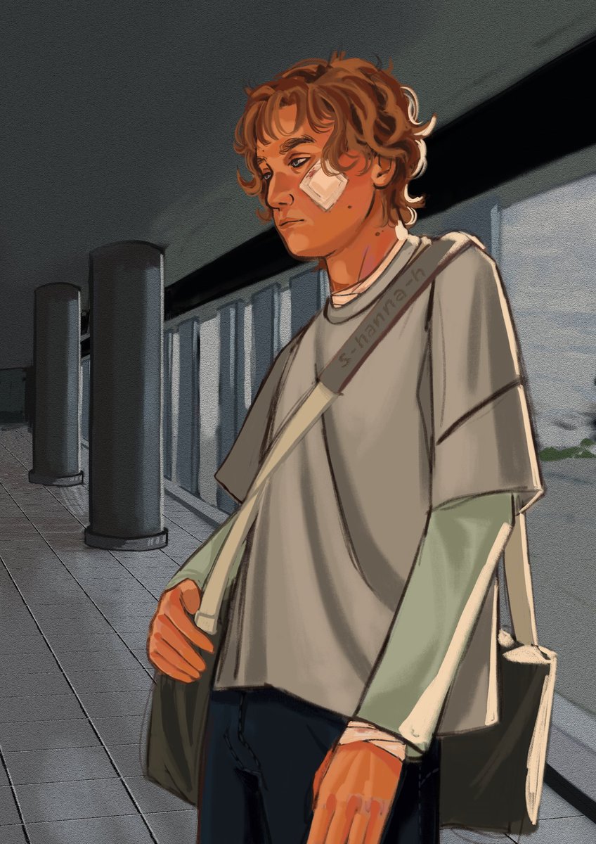 “Neil didn't remember leaving West Virginia. He didn't even remember
leaving Castle Evermore.” 
#aftgfanart #aftg #neiljosten