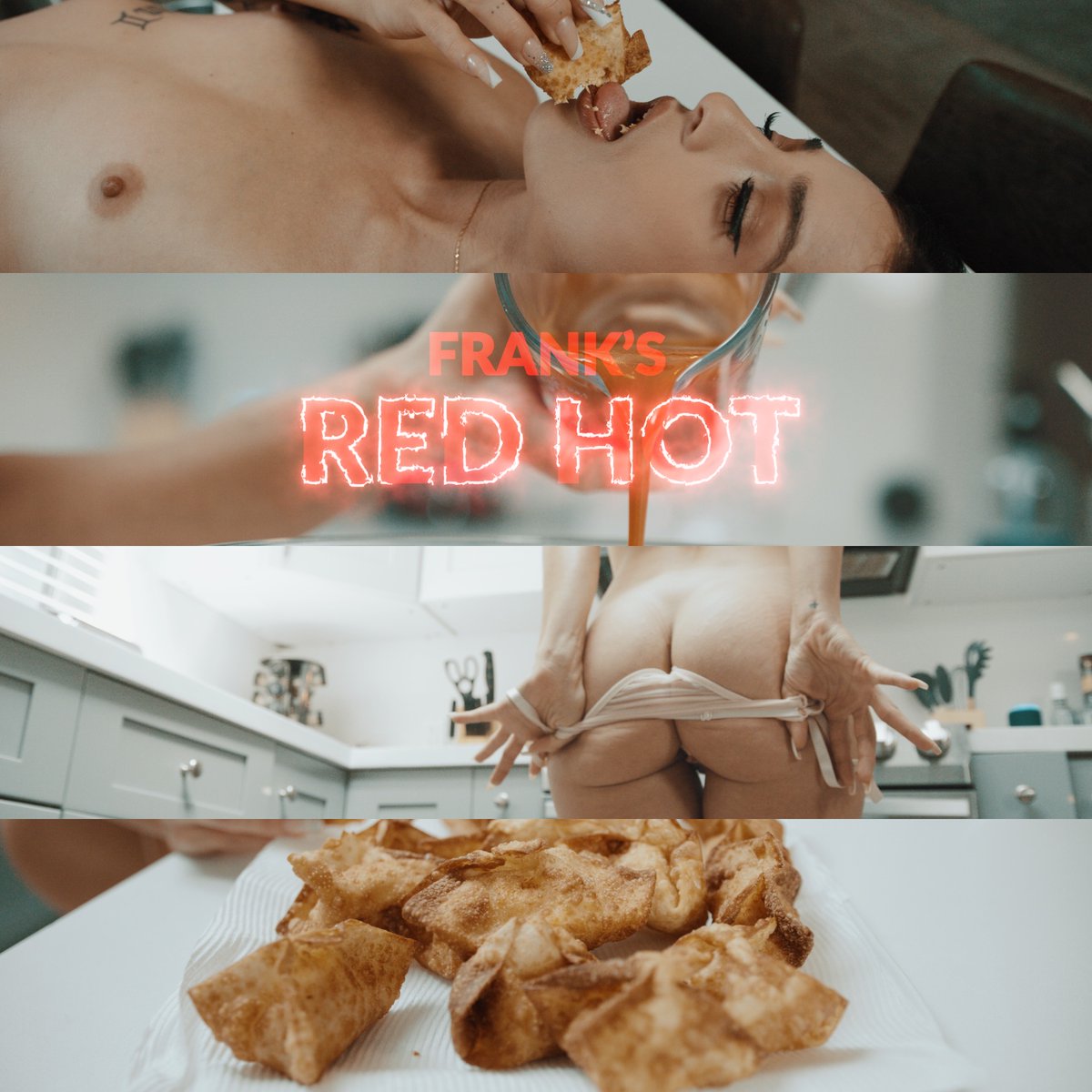 Buffalo Chicken Rangoons, Tomorrow, starring the petite and amazing <a href="/TheSofieReyez/">Sofie Reyez</a> 🌶️🐓