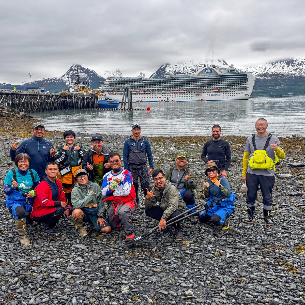 🌊 Dr. Vincent Chen (National Taiwan Ocean Univ.) joined PWSC’s Benjamin Rush &amp; students from #Taiwan for a sea kayaking expedition from #Valdez to #Whittier — a cross-cultural adventure highlighting the global reach of PWSC’s outdoor leadership program.