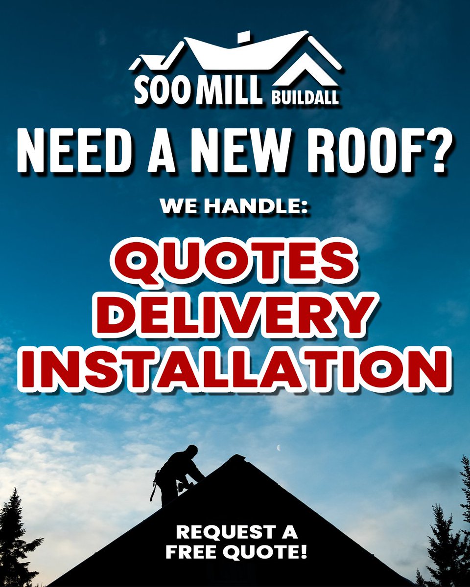 Need new shingles this year? Get a free quote online here: soomill.com/request-a-quote