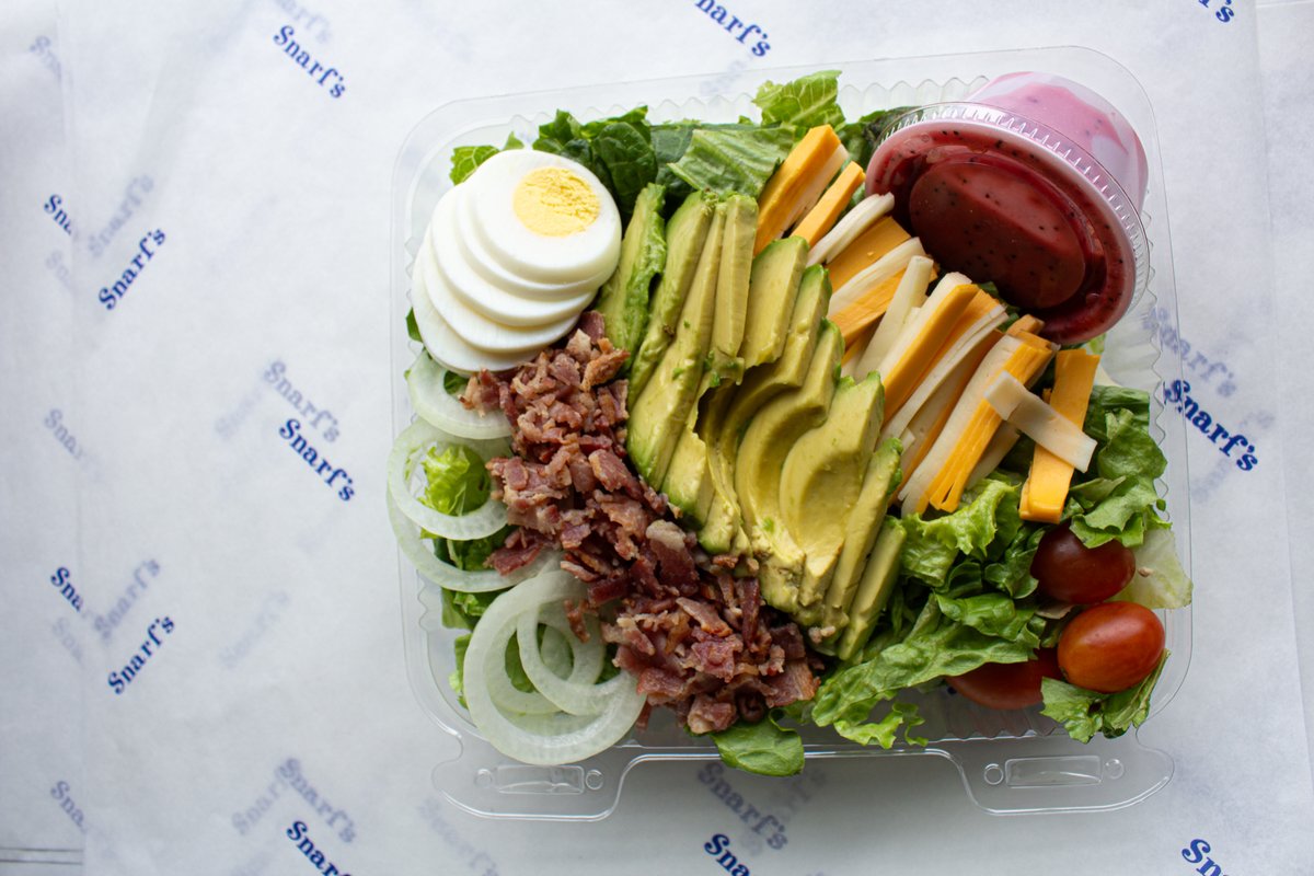 Life without the cobb is definitley a prob. Find your salad solution at Snarf's!
#CobbSalad