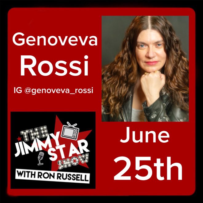 I am excited for this! Thank you and cannot wait 💜⭐️🎥😎 
This Wed on the #jimmystarshowwithronrussell we have the talented @genoveva_rossi !!!“#bloodynunlastrites #armyofthedead
#100acresofhell #gravesend #thewalkingdead #horror #screamqueen #thisisjimmystar #jimmystar