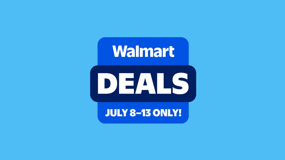 WalmartInc's tweet image. More sunshine, fewer errands. This summer’s Walmart Deals event brings value and flexibility: hot prices on TVs, watches, school supplies + more, with fast delivery and smarter shopping through our upgraded app. ☀️
Get the deets on all the deals: walmrt.us/4lo6Hcu