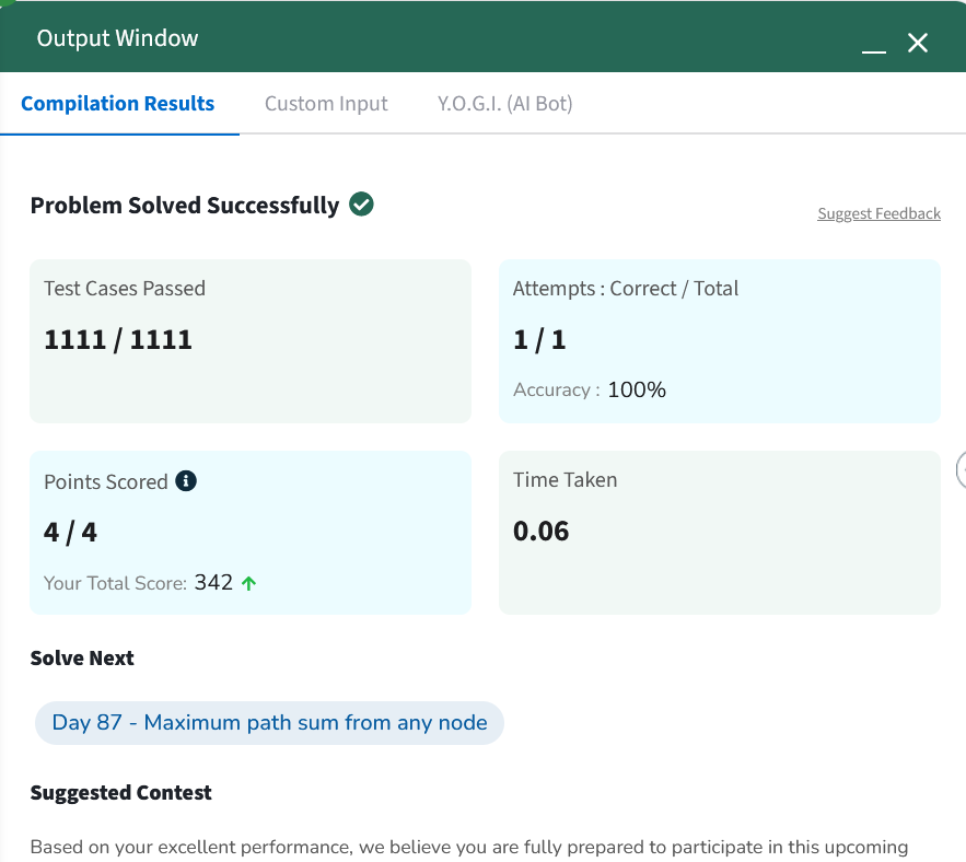 KrakenNakul's tweet image. Day 85 of #gfg160 #geekstreak2025:
Traced the edge of the tree! 🌳🌀 From left boundary ➡️ leaves ➡️ reverse right — captured the full boundary view!
#BoundaryTraversal #BinaryTree #DSA #TreeTraversal #GeekStreak2025