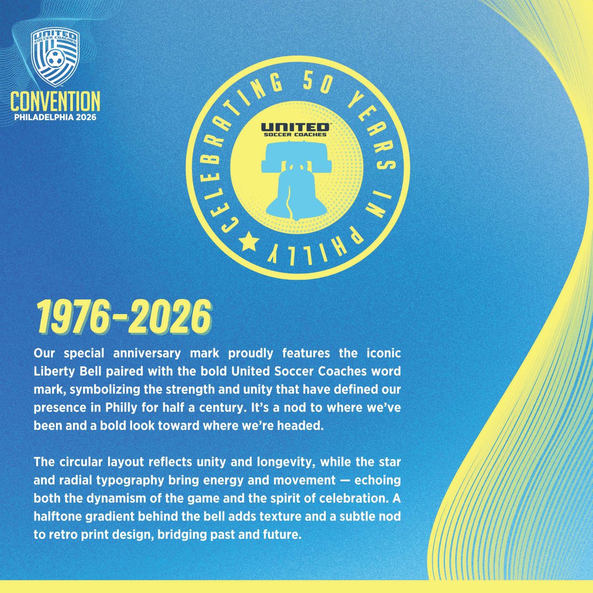 We’re thrilled to unveil the graphic story of the 2026 United Soccer Coaches Convention — a bold visual journey that captures the spirit, energy, and future of United Soccer Coaches ⚽🔥